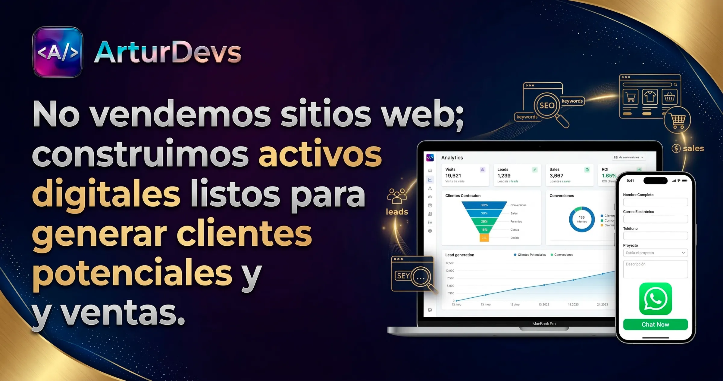 activos digitales listos para generar clientes potenciales